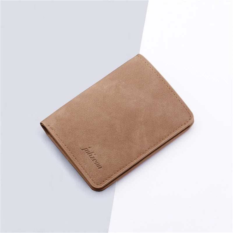 Men/Women Fashion Wallet Id/Credit Card Holder Wallet for Men Multi-Card Bagholder Two Fold Small Wallet Black/Gray Coin Purse