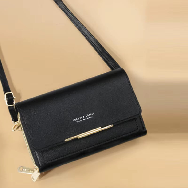 Women'S Wallet Korean Handbag Multi Card Large Capacity Casual Shoulder Bag Mobile Phone Packet Fashion New Style