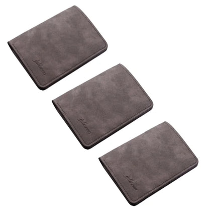 Men/Women Fashion Wallet Id/Credit Card Holder Wallet for Men Multi-Card Bagholder Two Fold Small Wallet Black/Gray Coin Purse